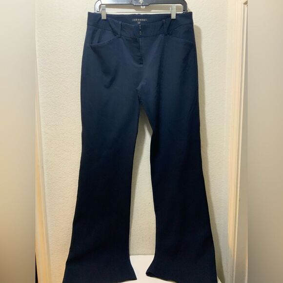 Theory women’s trouser navy blue size 10 - Picture 1 of 6